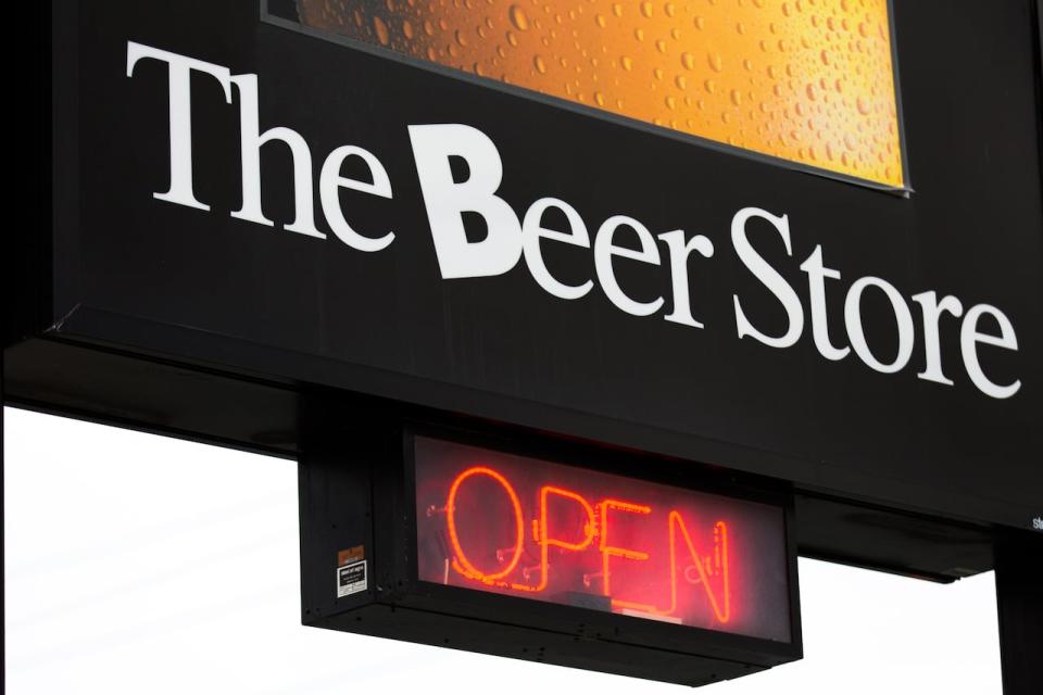 Alcohol, beers, beverages, open, retail stores, signs, The Beer Store, November 21 2013 (Katherine Holland/CBC)