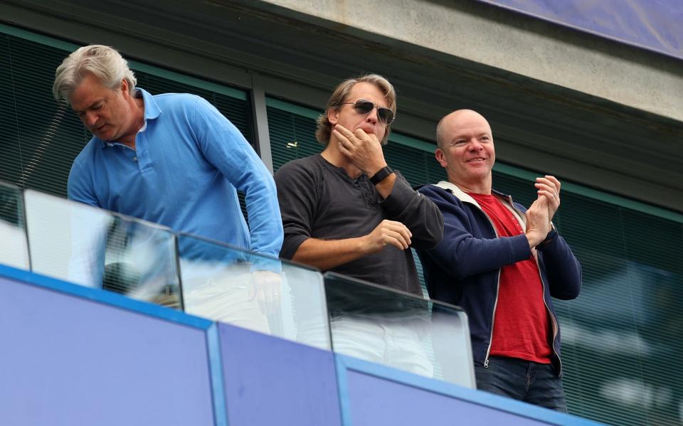 Todd Boehly at Stamford Bridge - GETTY IMAGES