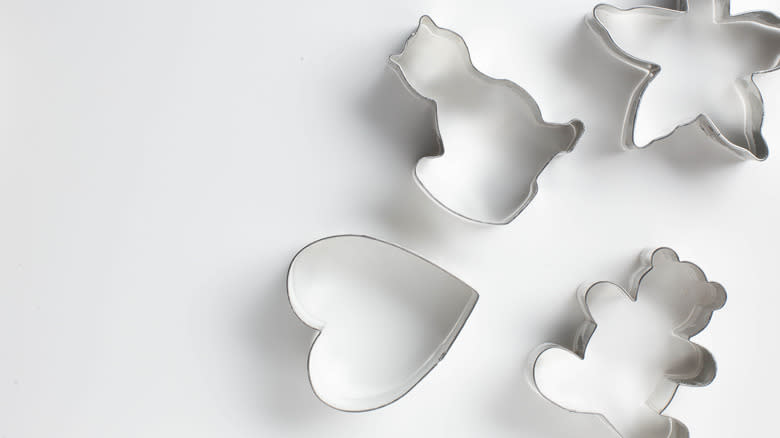 Funky tin cookie cutters