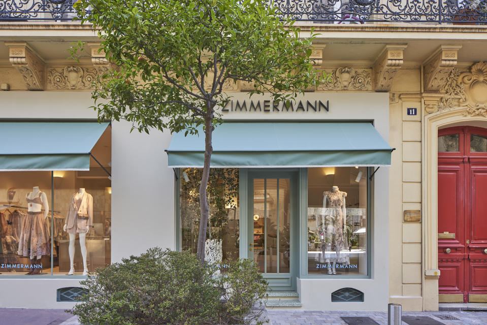 The Zimmermann store in Cannes, France.