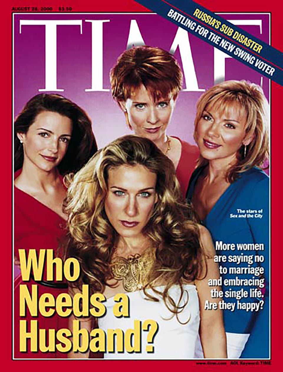 In 1998, the first episode of "Sex and the City" aired on HBO -- and by telling the stories of&nbsp;four thirty- and forty-something single women in New York City, made it an iconic moment in TV history. Women around the country -- and Time magazine in 2000 -- found themselves asking, "Who needs a husband?"