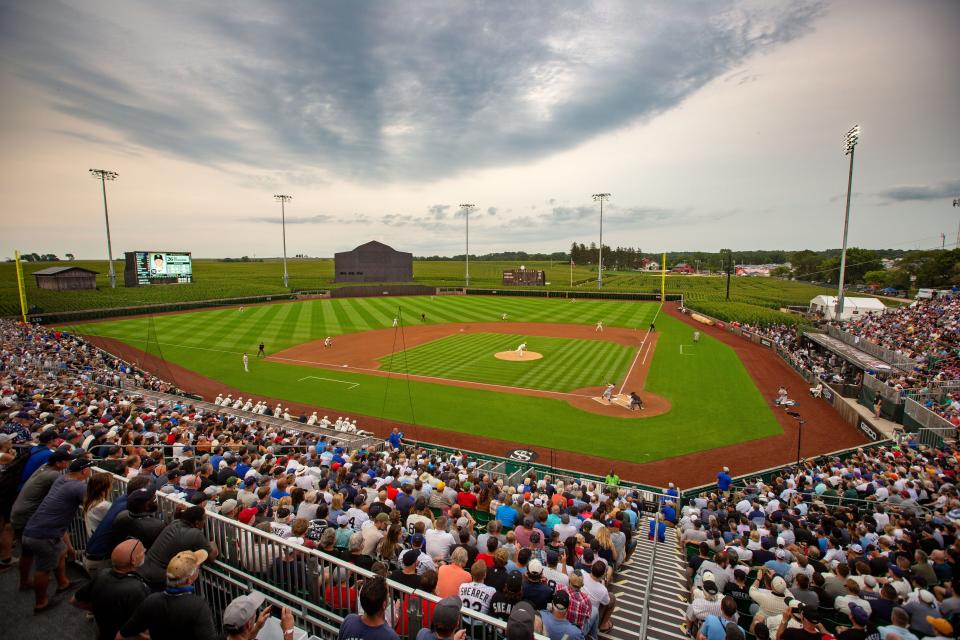 The Cincinnati Reds will face the Chicago Cubs in the second Field of Dreams game in Dyersville, Iowa.
