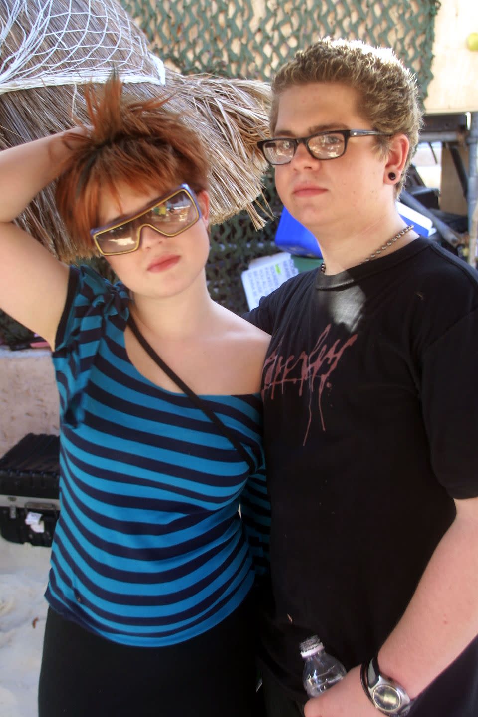 Kelly and Jack Osbourne: 2002