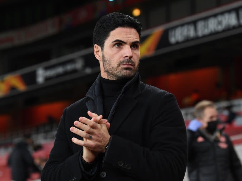 Arsenal manager Mikel Arteta (Arsenal FC via Getty Images)