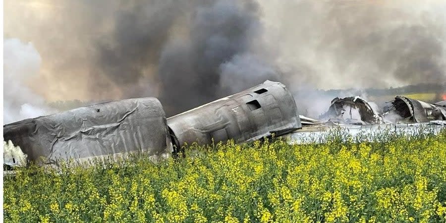 Ukrainian Air Force shot down Russian Tu-22M3 long-range supersonic strategic bomber