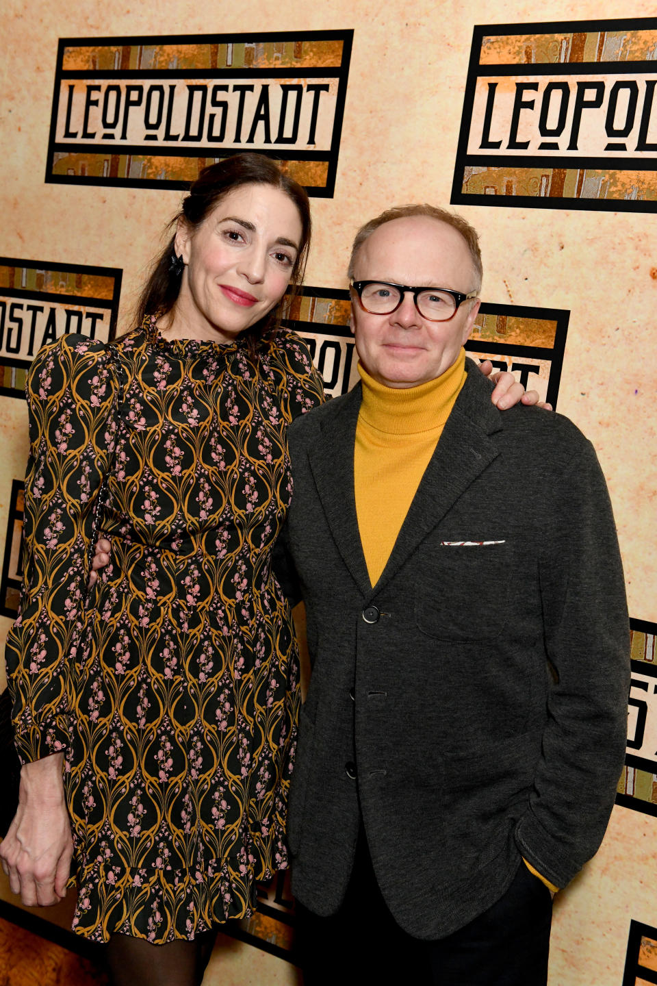 Clara Francis and Jason Watkins attend the After Party of the press night performance of Tom Stoppard's "Leopoldstadt" at the Century Club on February 12, 2020 in London, England. (Photo by David M. Benett/Dave Benett/Getty Images)