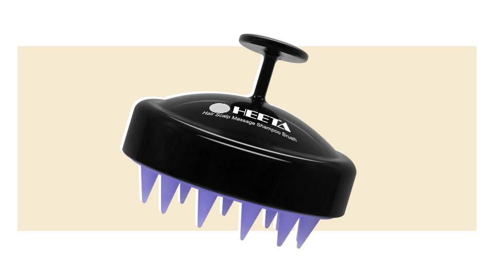 The Heeta scalp massager gives a thorough shampoo.