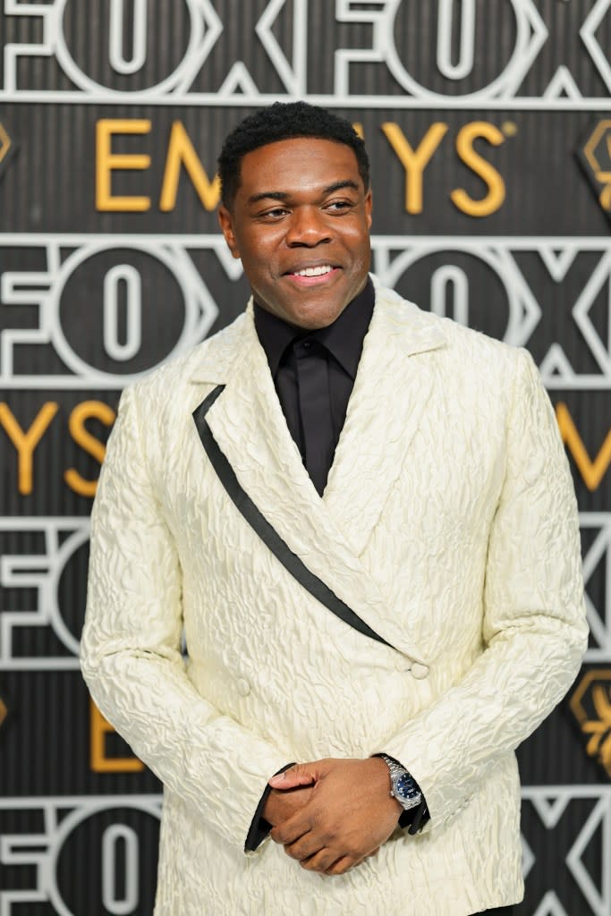 Sam Richardson attends the 75th Primetime Emmy Awards at Peacock Theater on January 15, 2024 in Los Angeles, California.