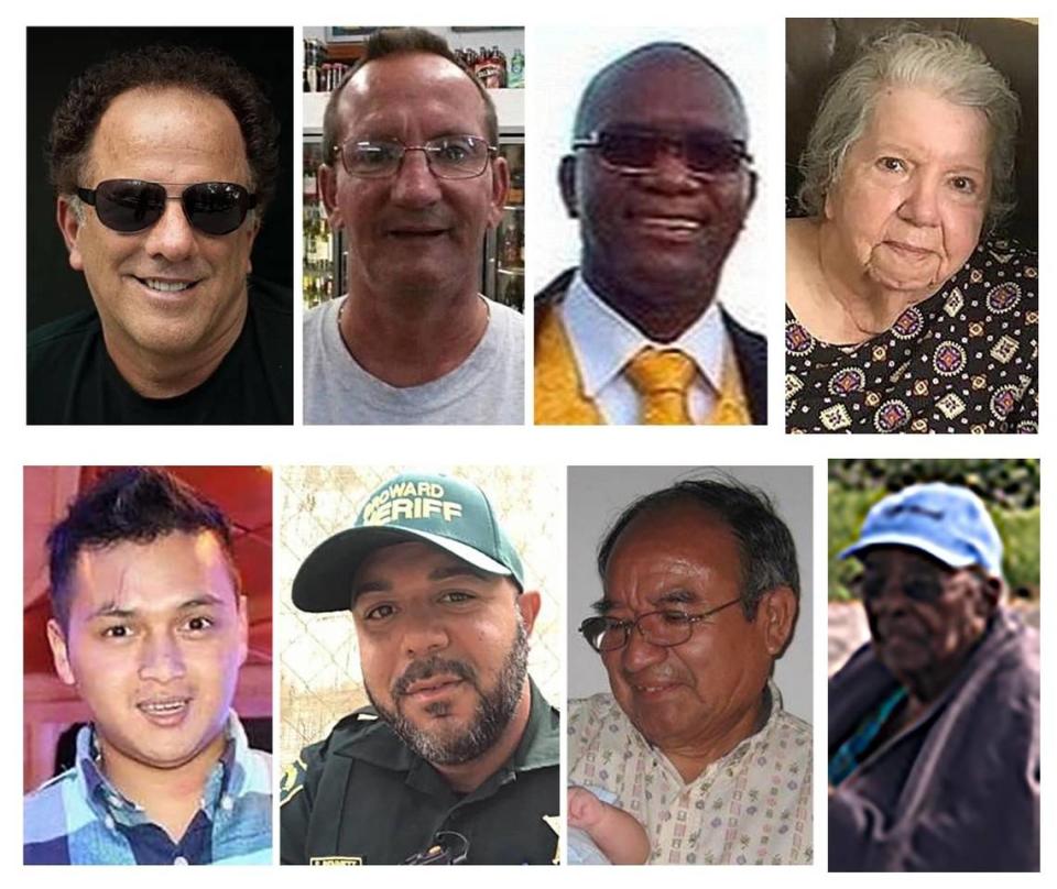 The faces of the first wave of COVID-19 deaths in South Florida.