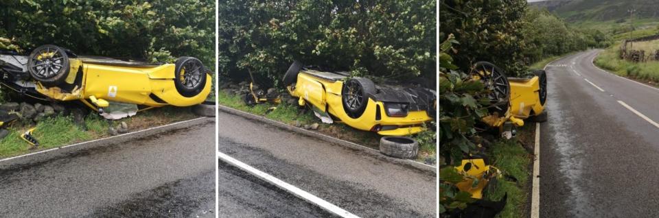 Police warned motorists of wet weather conditions on Sunday (Reach)