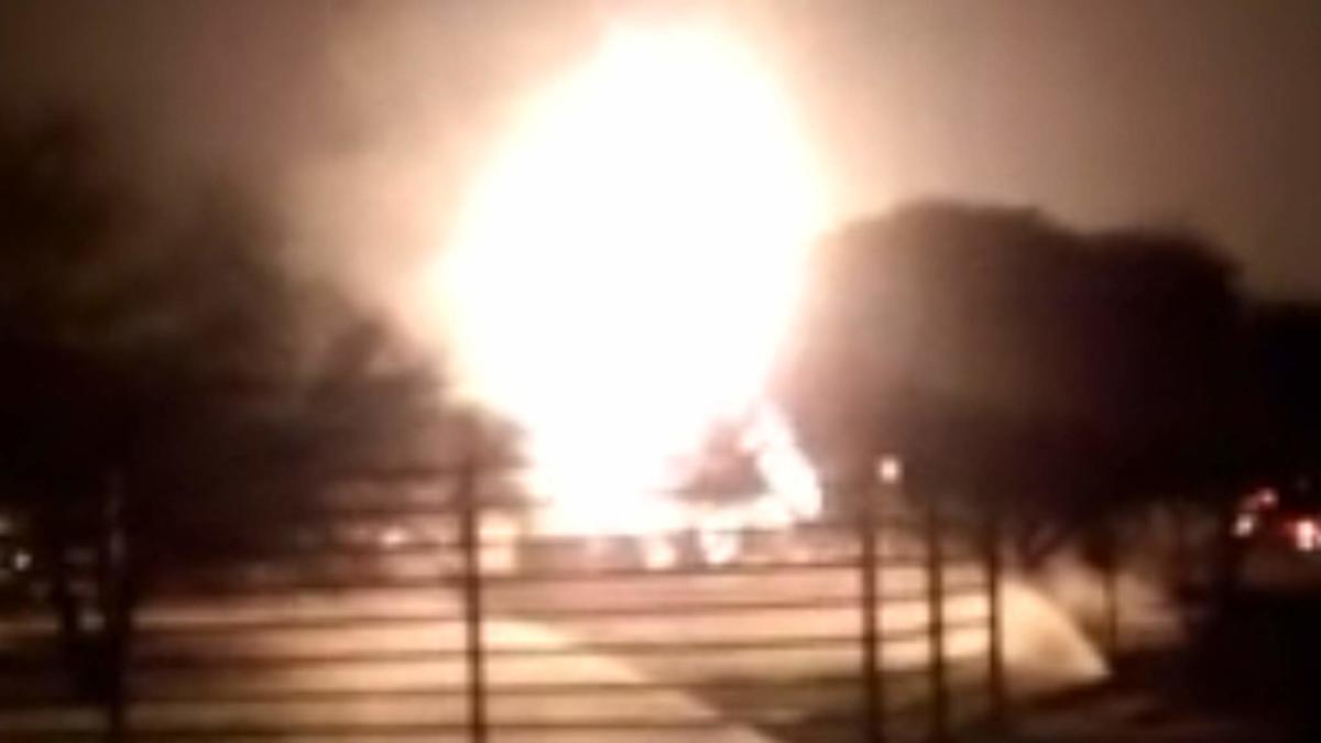 Explosion Triggers Fire At Texas Oil Pipeline 