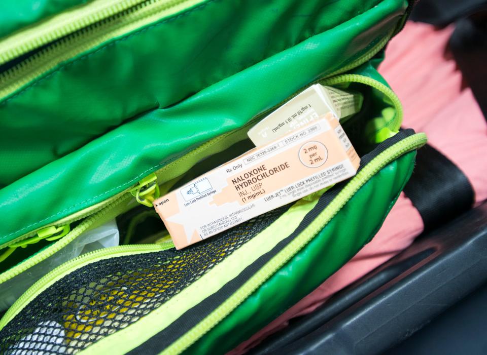 Escambia County EMS administered 1,391 doses of Narcan, a medication used to stop fentanyl and opioid overdoses in 2021.