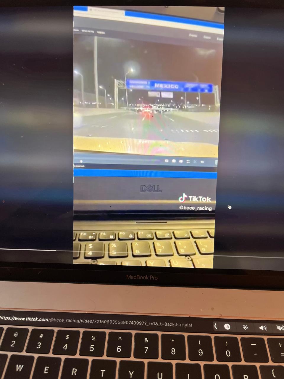 A screenshot of a video uploaded to social media appears to show a Texas Department of Public Safety trooper crossing the international boundary on the Bridge of the Americas while pursuing a vehicle. The officer appears to draw his weapon and pull the driver out as Mexican National Guard officers watch.