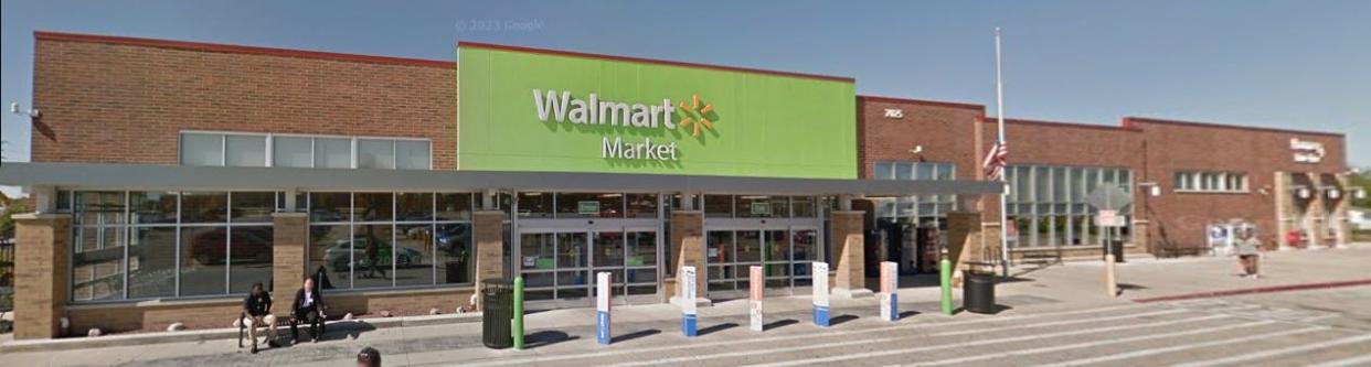 A Google Map street view photo of the Walmart Neighborhood Market at 7025 W. Main St.