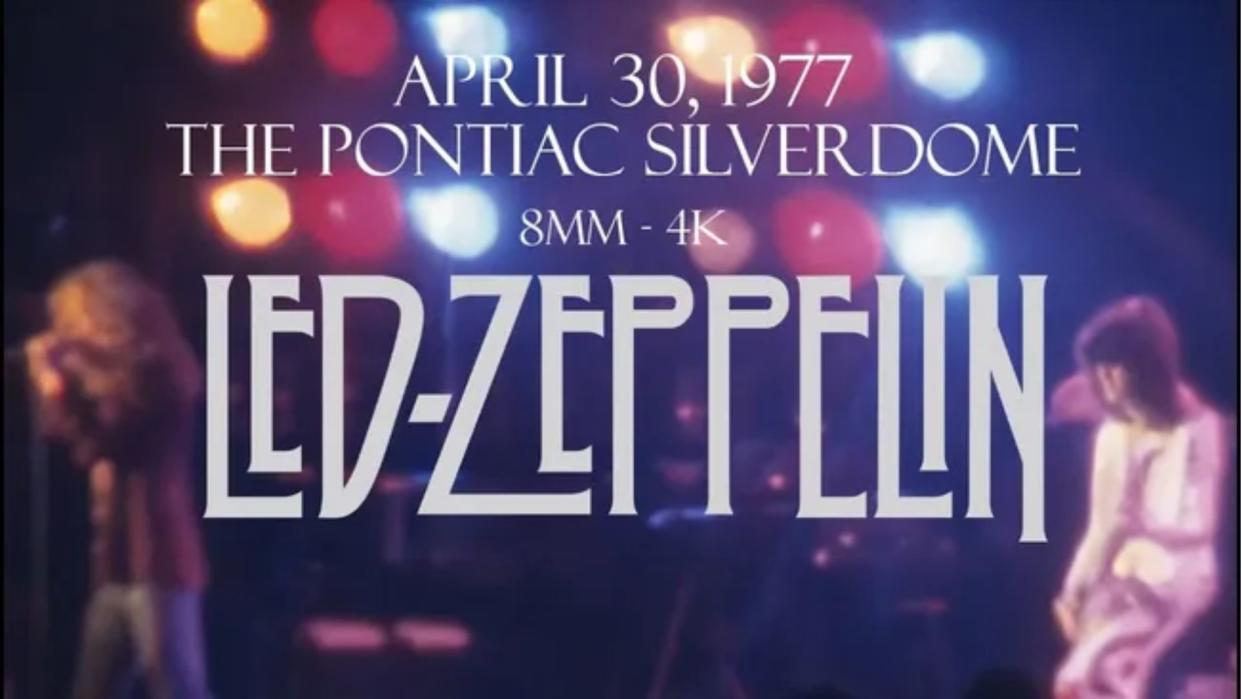  Led Zeppelin Pontiac Dome 1977. 