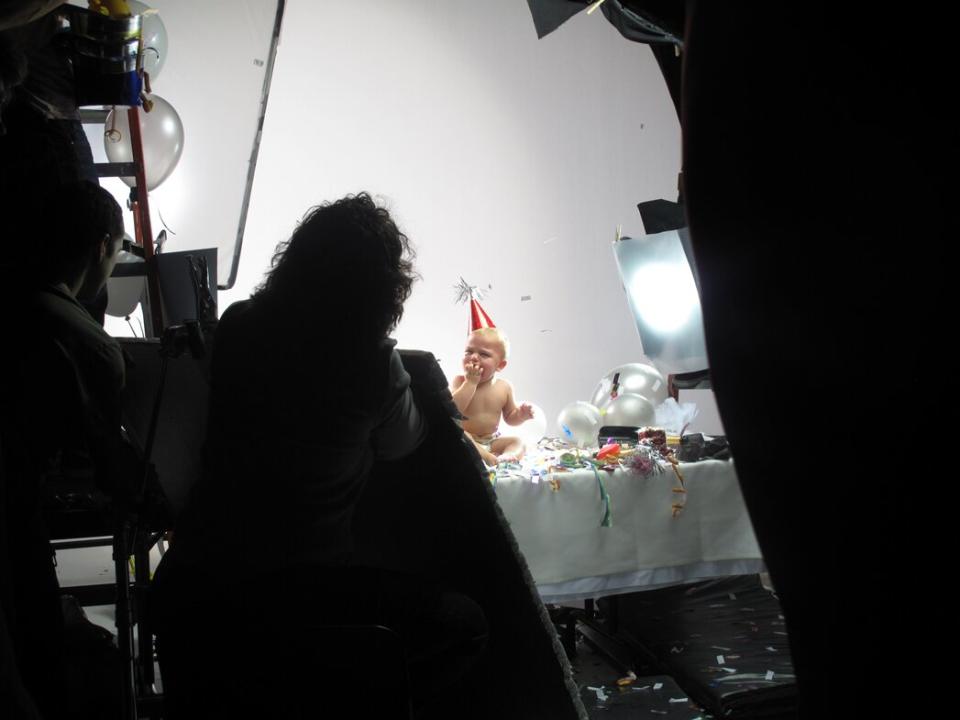 Behind the scenes at TIME's cover shoot in New York City using the Red One digital camera.