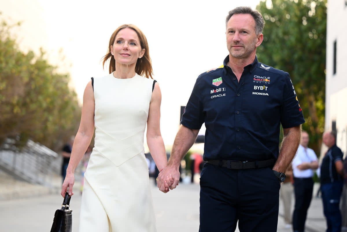 Geri Halliwell attended the Bahrain Grand Prix with husband Christian Horner (Getty Images)