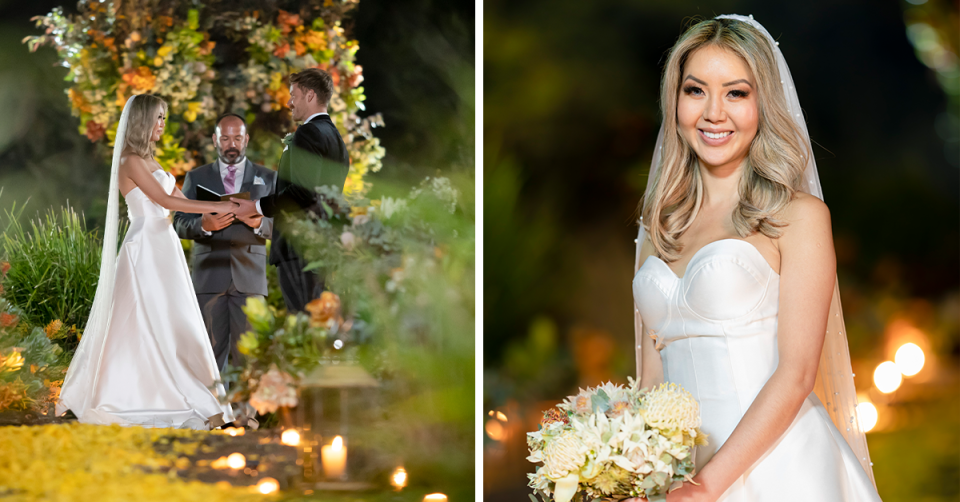 MAFS’ Selina Chhaur at her wedding.