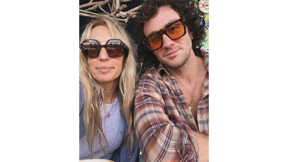 Aaron Taylor-Johnson enjoyed a vacation with his wife, Sam