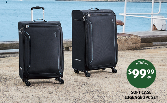 Suitcases on sale as Special Buys at Aldi this week.