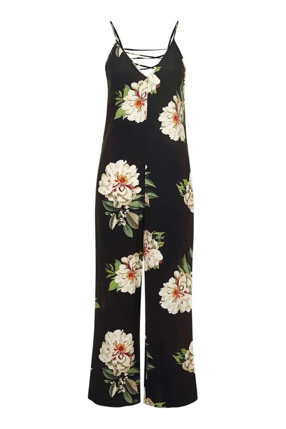 Floral Print Jumpsuit