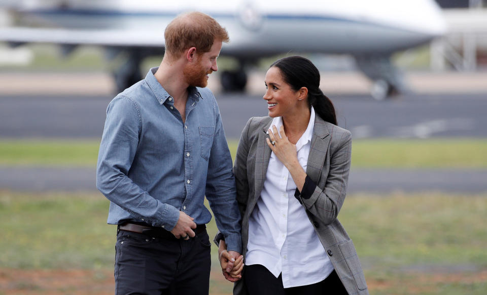 Harry and Meghan are reportedly going to spend Christmas in the US as Harry isn't ready to return home to the UK. Photo: Getty