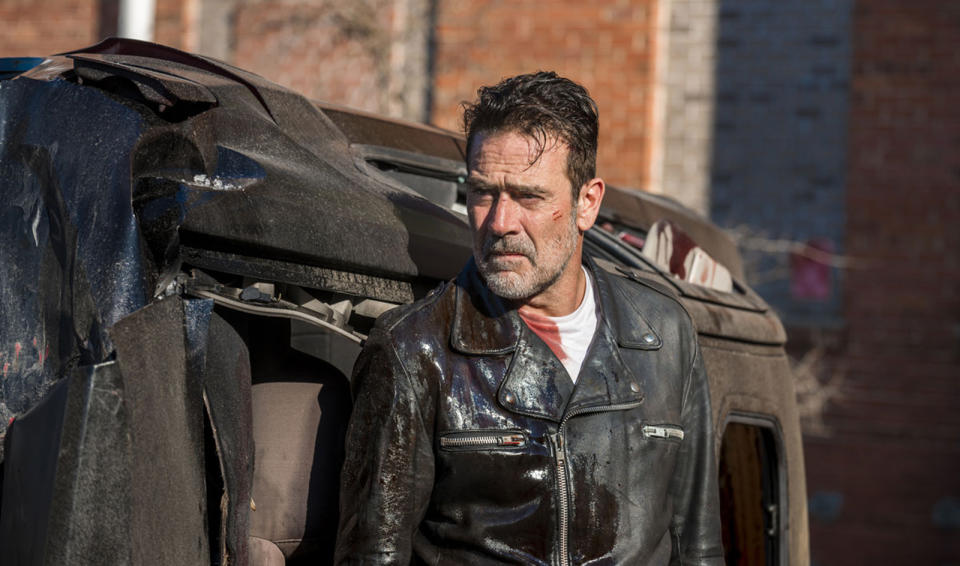 Negan might be tied up in the latest season of The Walking Dead, but that