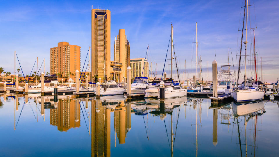 Corpus Christi Municipal Marina in Texas