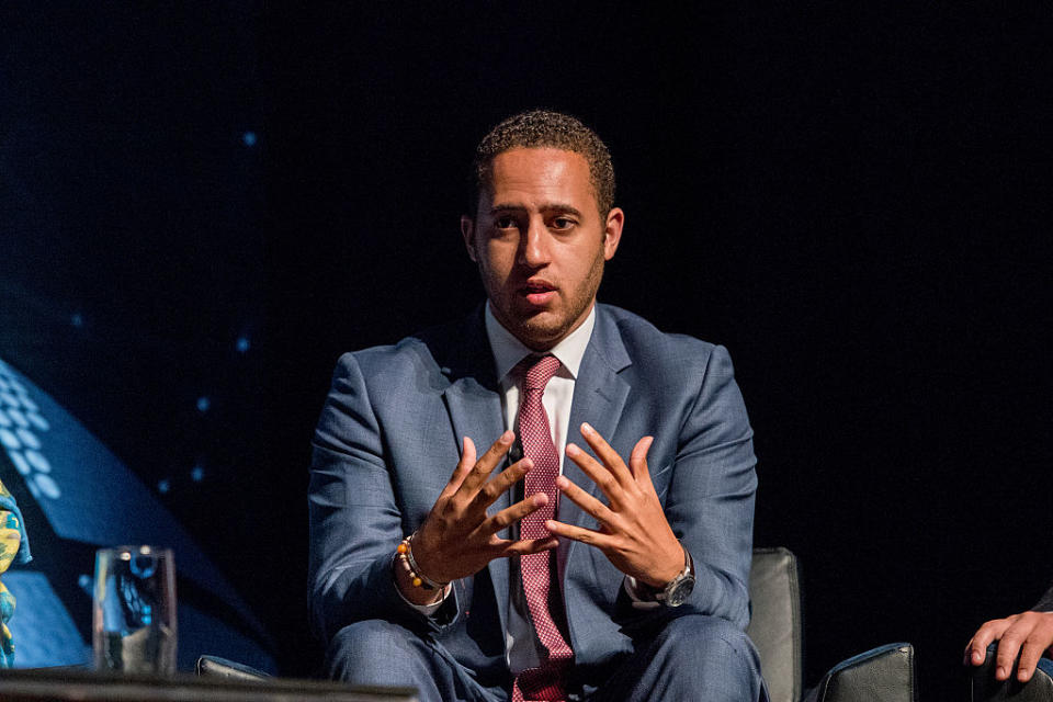 Ithaca, New York Mayor Svante Myrick on stage during the Beyond Sport United 2016 at Barclays Center on August 9, 2016 in Brooklyn, New York.<span class="copyright">Getty Images—Roy Rochlin</span>