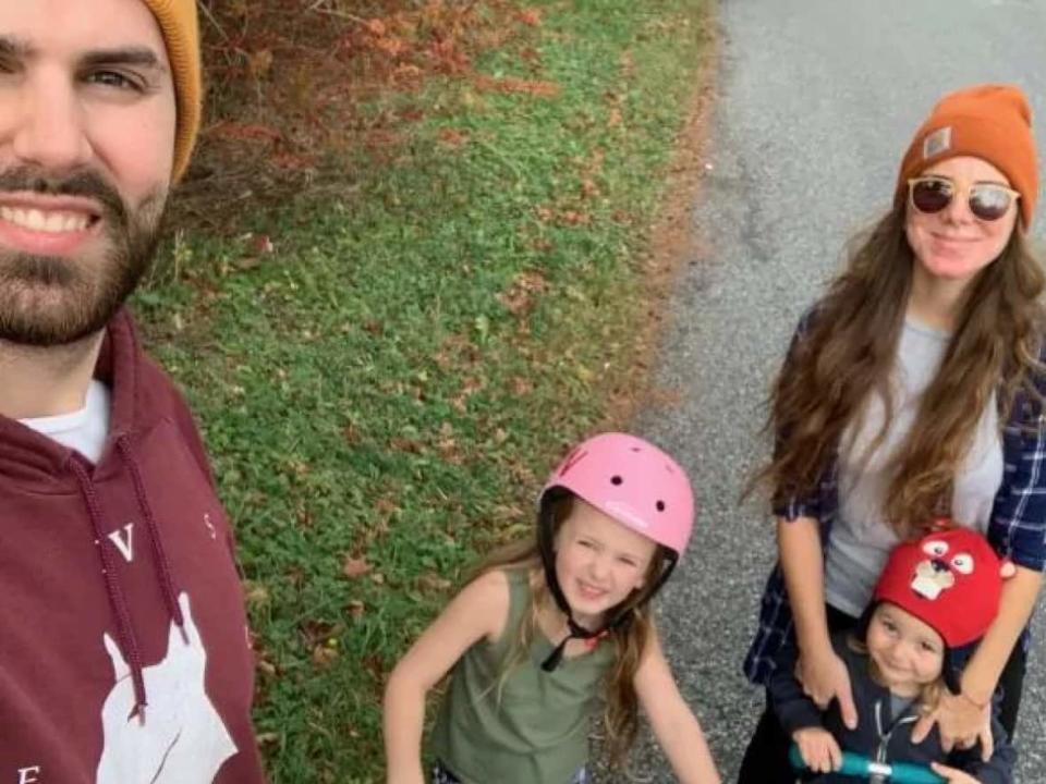 Shane and Krista Beehler and their children, Zinnia and Ash were one of the first Ontario families to make the move to New Brunswick during the COVID-19 pandemic in July 2020.  Thousands of Ontario residents eventually followed. (Submitted by Shane Beehler - image credit)