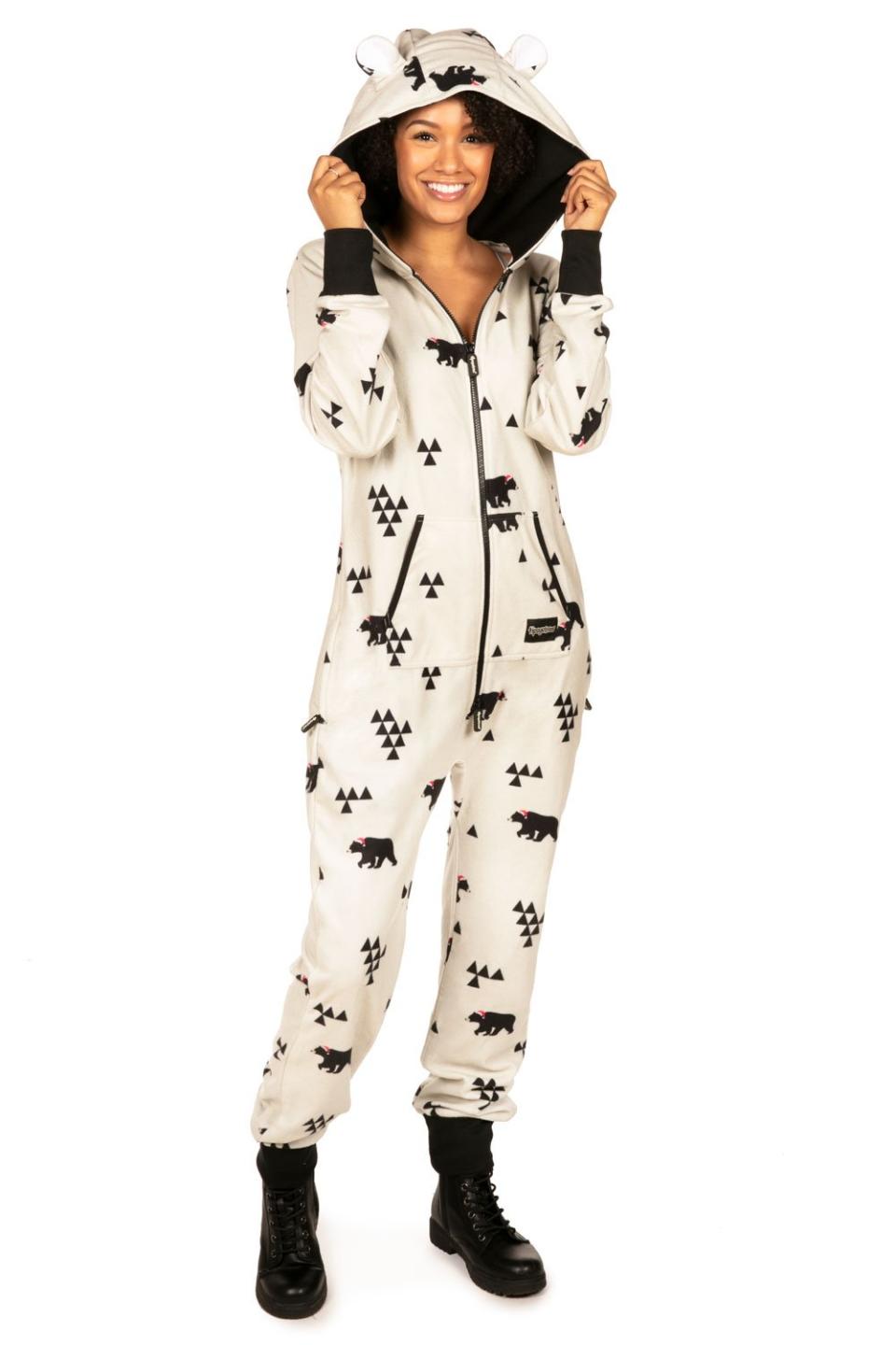 <p><a href="https://go.redirectingat.com?id=74968X1596630&url=https%3A%2F%2Fwww.tipsyelves.com%2Fproducts%2Fwomens-beary-christmas-jumpsuit&sref=https%3A%2F%2Fwww.thepioneerwoman.com%2Fholidays-celebrations%2Fgifts%2Fg34385929%2Fchristmas-pajamas-for-women%2F" rel="nofollow noopener" target="_blank" data-ylk="slk:Shop Now;elm:context_link;itc:0;sec:content-canvas" class="link ">Shop Now</a></p><p>Festive Onesie</p><p>tipsyelves.com</p><p>$79.95</p><span class="copyright">Tipsy Elves</span>