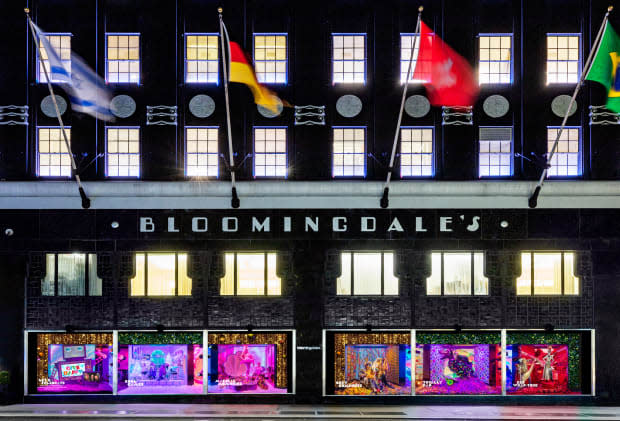 <p>Bloomingdale's 2021 holiday windows. Photo: Tom Sibley/Courtesy of Bloomingdale's</p>