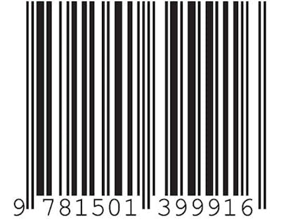 A typical UPC bar code