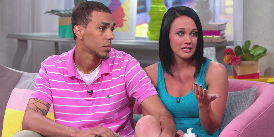 Jordan Cashmyer her boyfriend, Derek Taylor on MTV's ’16 And Pregnant'. Photo: MTV.