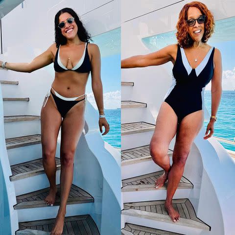 <p>Gayle King/Instagram</p> Gayle King and her niece Mekenzye Schwab.