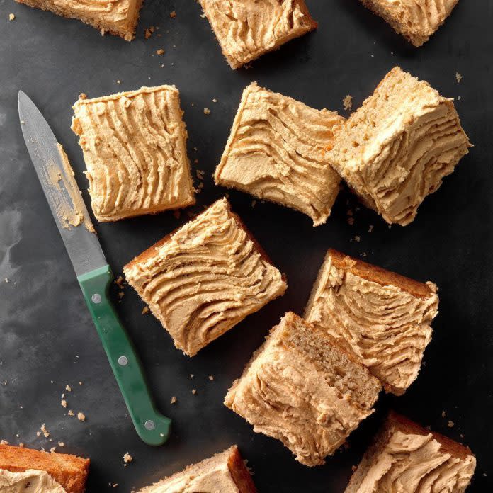 Pecan Cake with Cookie Butter Frosting