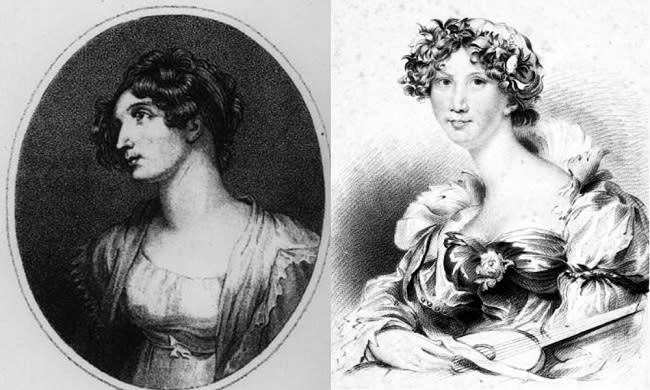 Las hermanas Jane y Maria Porter están consideradas como las escritoras pioneras de la literatura y la novela histórica  (imagen vía Wikimedia commons)