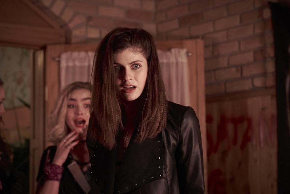 Maddie Hasson and Alexandra Daddario in the movie 'We Summon the Darkness'