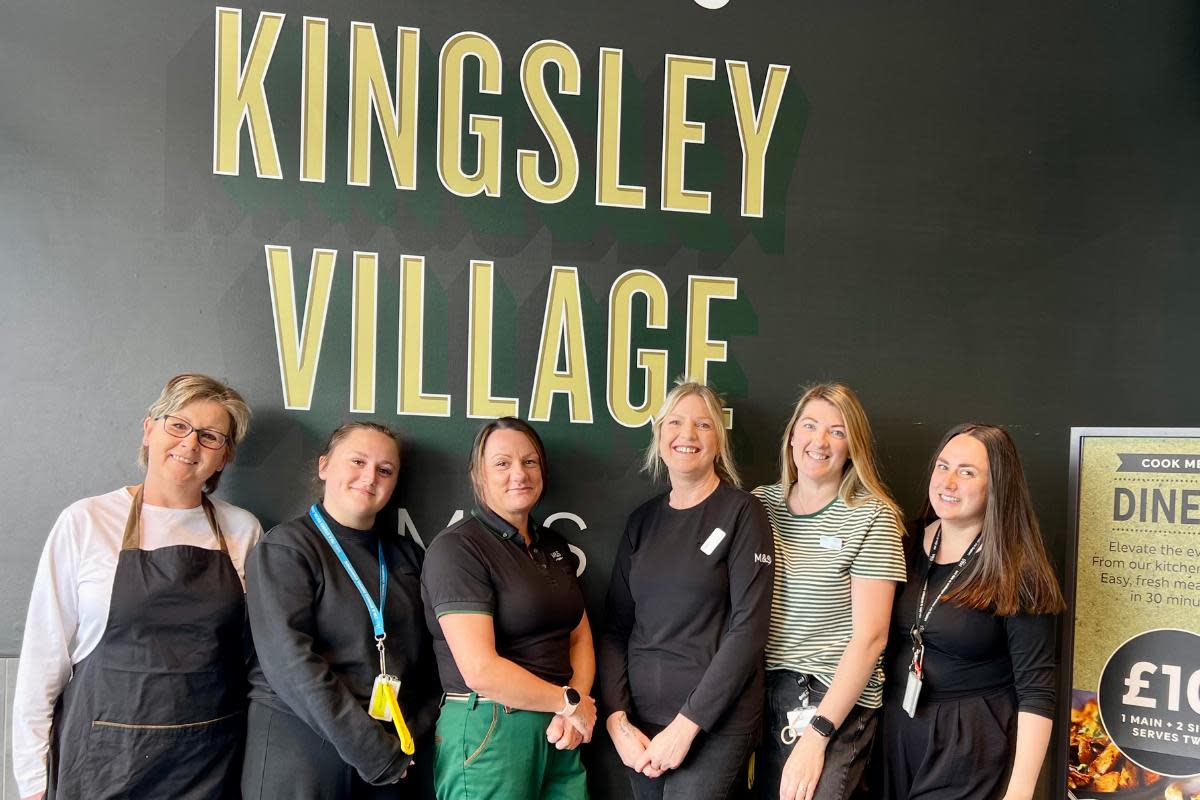 M&S Kingsley Village staff celebrate over 20 years combined service <i>(Image: M&S)</i>