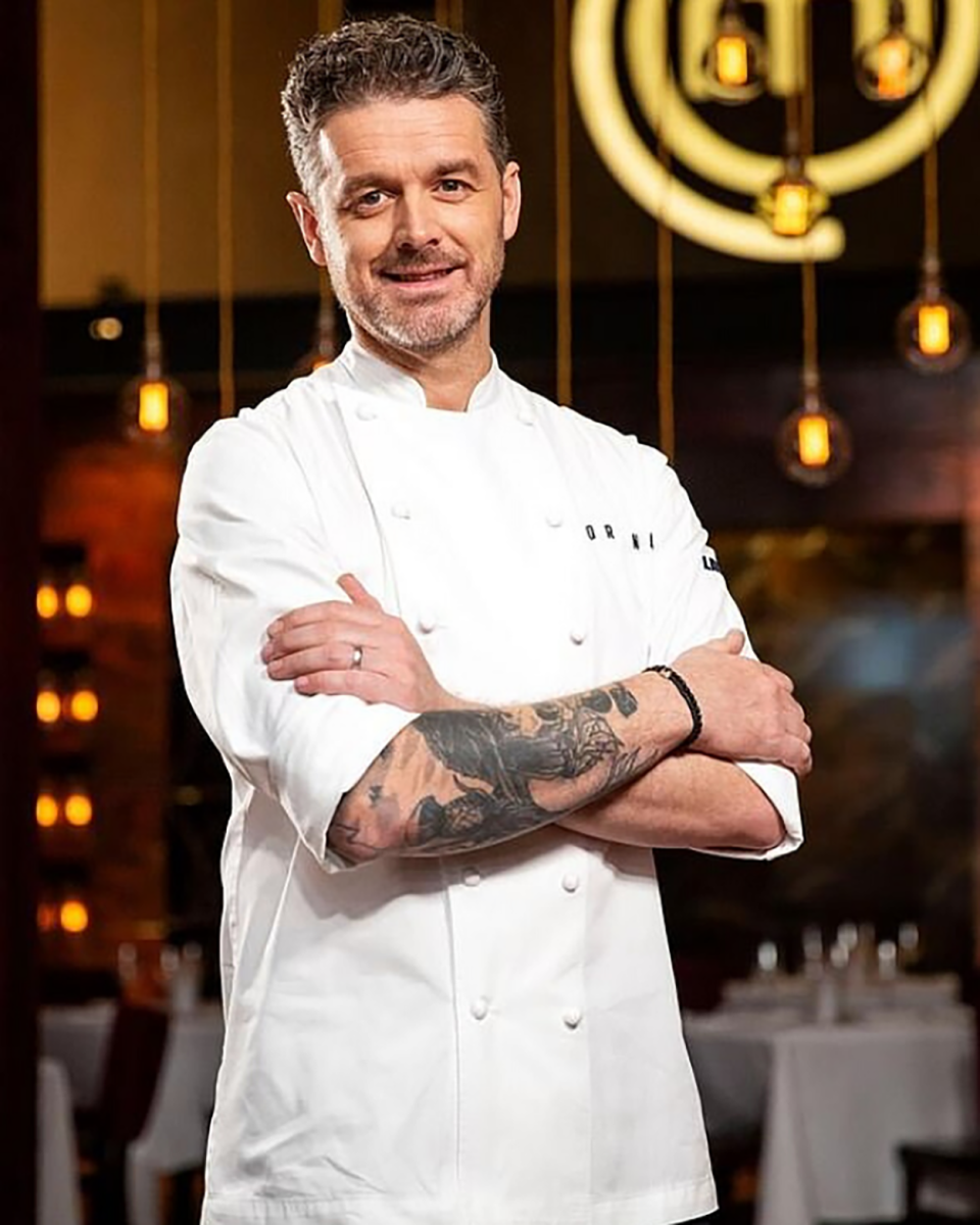 Jock Zonfrillo in his chef whites