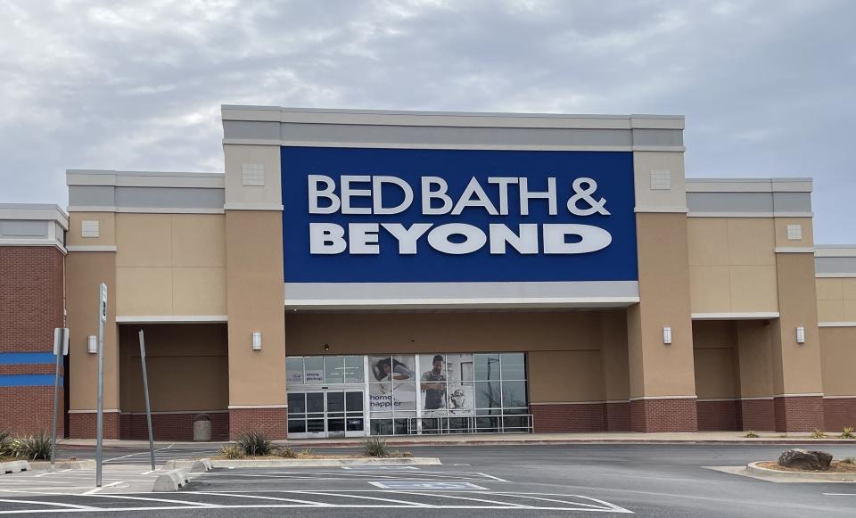 The Edmond Bed Bath & Beyond, at 412 S Bryant Ave. in Bryant Square Shopping Center. The national chain is shutting down operations.