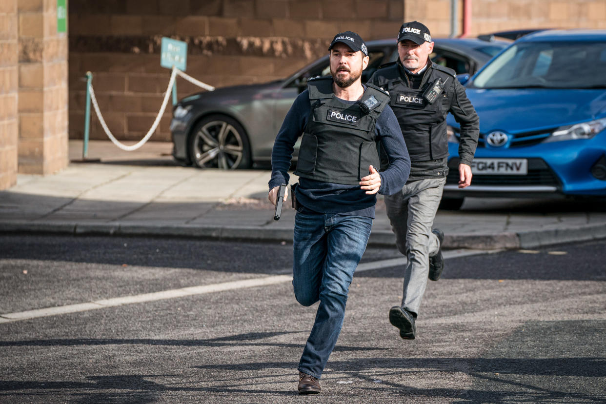 WARNING: Embargoed for publication until 00:00:01 on 13/04/2021 - Programme Name: Line of Duty S6 - TX: n/a - Episode: Line Of Duty - Ep 5 (No. n/a) - Picture Shows: *NOT FOR PUBLICATION UNTIL 00:01HRS, TUESDAY 13TH APRIL, 2021*  DI Steve Arnott (MARTIN COMPSTON), Supporting Artist - (C) World Productions - Photographer: Steffan Hill