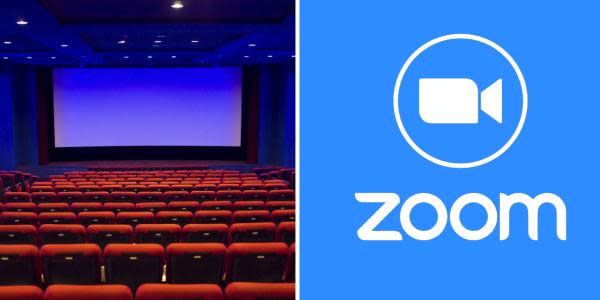 Cadena de cine AMC anuncia que alquilará sus salas para reuniones de Zoom