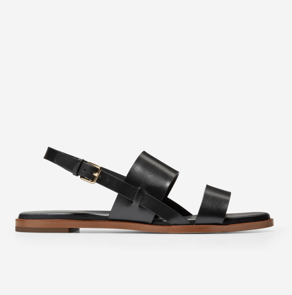 Flynn Sandal in Black (Photo via Cole Haan)