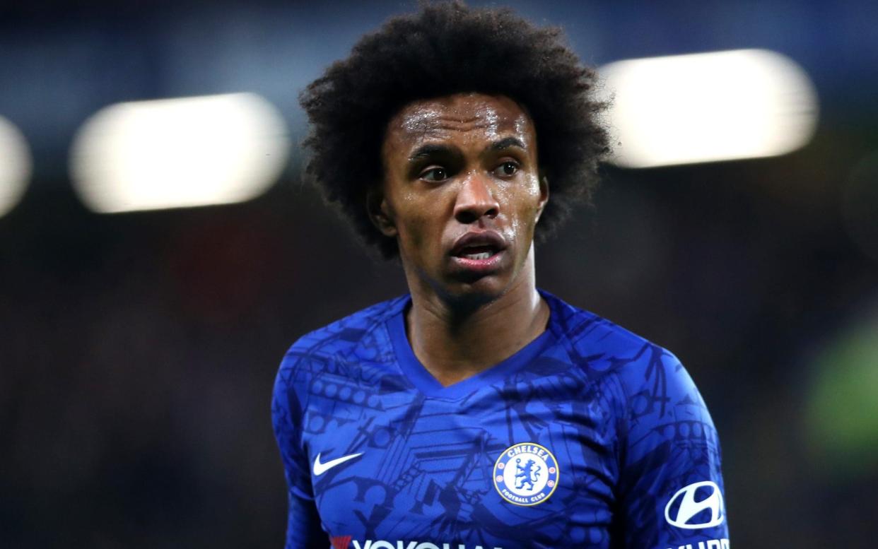 Willian of Chelsea FC during the FA Cup Fifth Round match between Chelsea FC and Liverpool FC - GETTY IMAGES