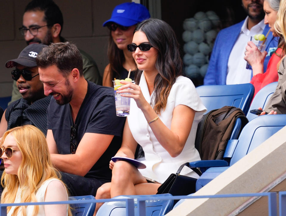 NEW YORK, NEW YORK - SEPTEMBER 08: Kendall Jenner is seen at the 2024 US Open Tennis Championships on September 08, 2024 in New York City.  (Photo by Gotham/GC Images)