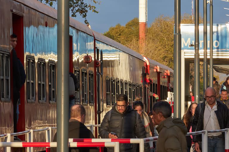 Estación Munro de la linea Belgano Norte donde Nicolas Sonnante subió al tren la noche del incidente