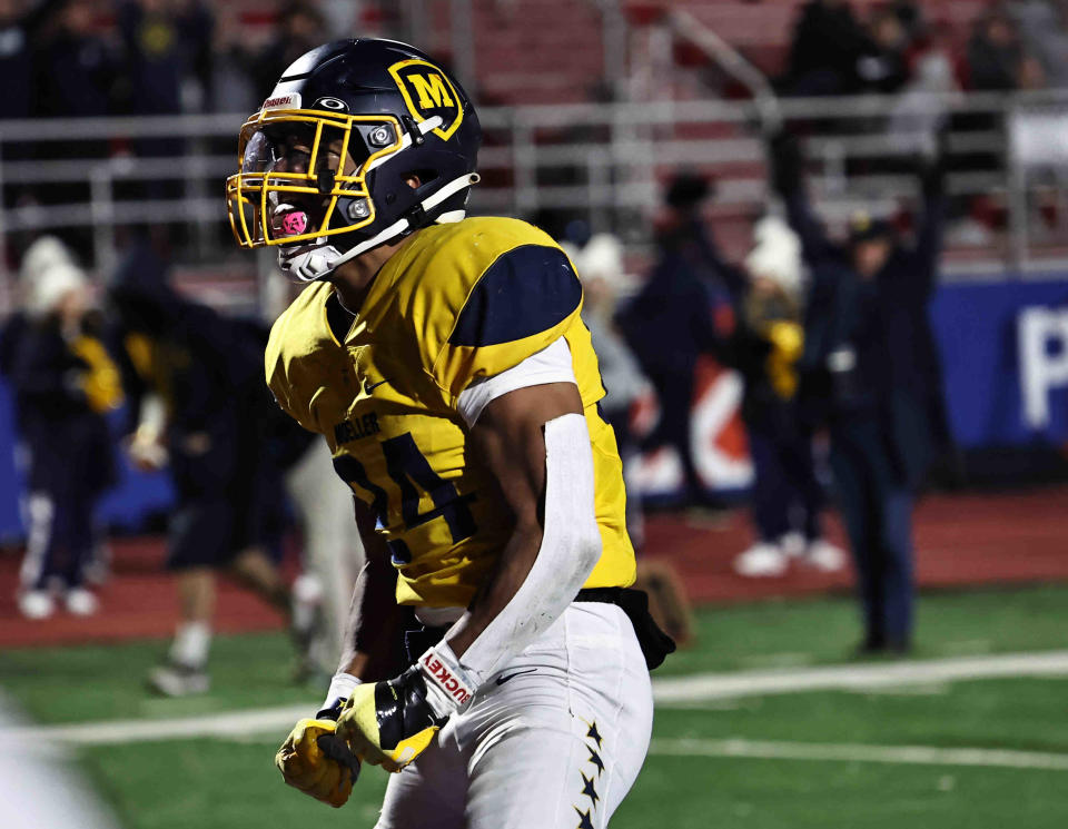 Moeller running back Jordan Marshall committed to Michigan Tuesday.