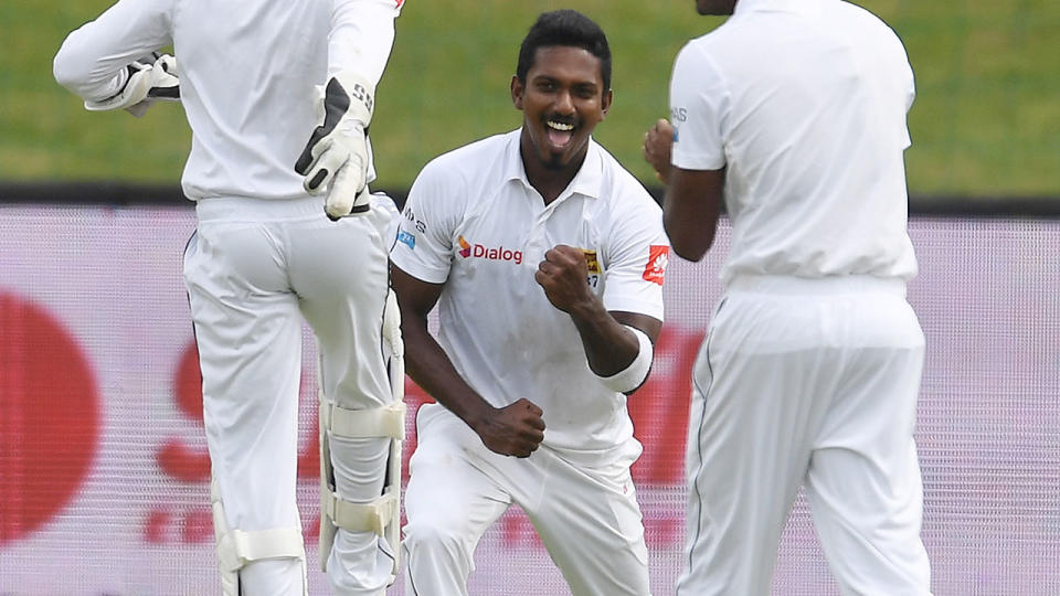 Vishwa Fernando was on fire. (Photo by Ashley Vlotman/Gallo Images/Getty Images)