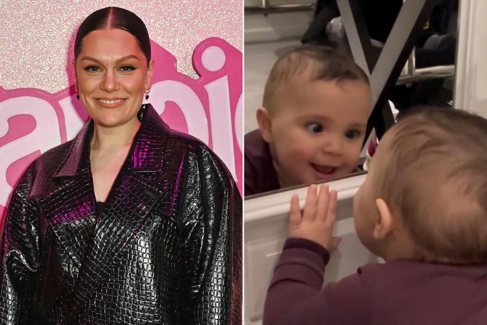 <p>Getty;Jessie J/Instagram</p> Jessie J shares a new video of her son Sky exploring his surroundings